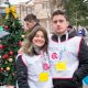 Volunteers at the New Year Bazaar in Bijelo Polje, Montenegro