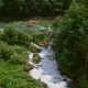 White water rafting the Tara River in Montenegro