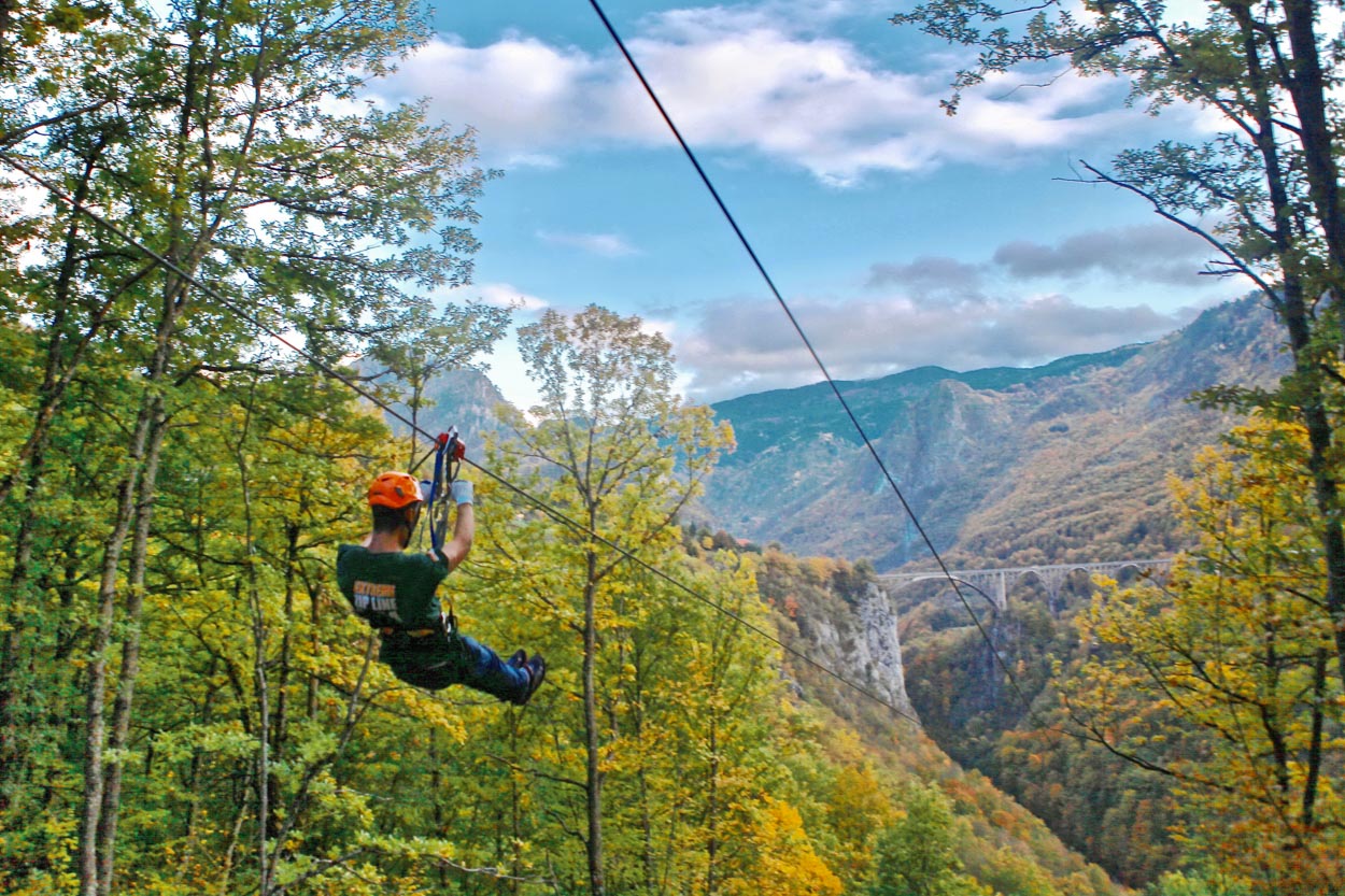Longest Zipline Across Tara Canyon - Montenegro | Meanderbug