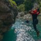 Jumping into the canyon