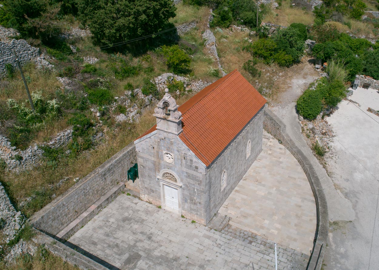 24 hour constructed Orthodox church at Klinci Village