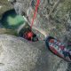 Belaying down into the best canyoning experience in Montenegro