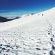 Snowy summer hike across the Pacific Crest Trail in the U.S.