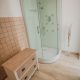 Bathroom in honeymoon suite at klinci village resort on coast of Montenegro