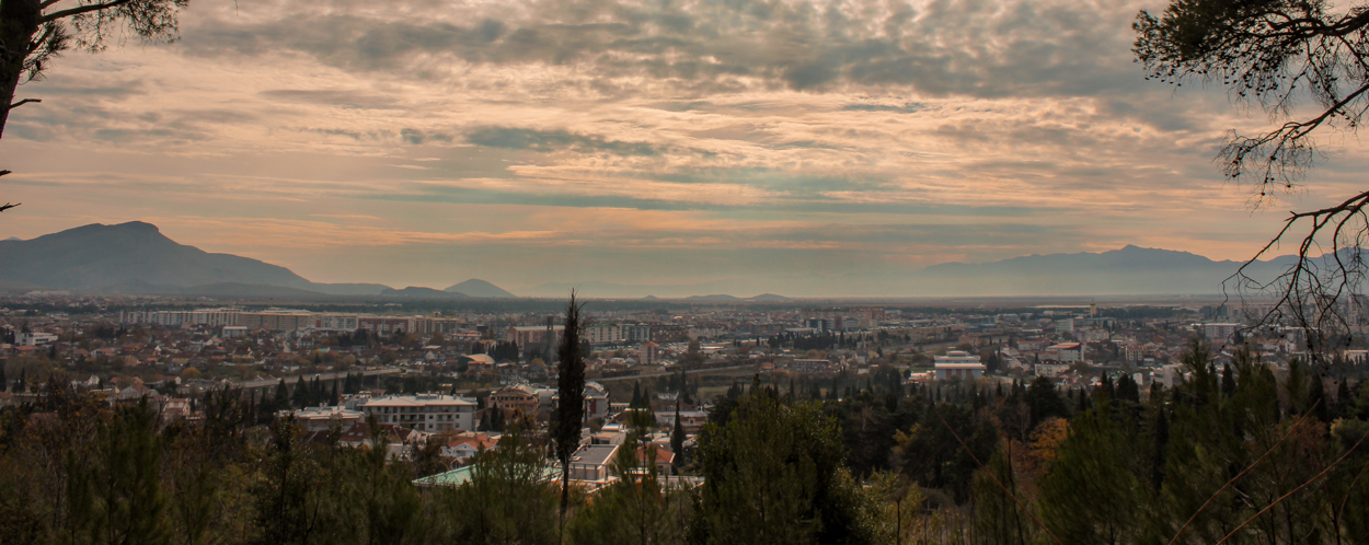 Lookout from Gorica Park over Podgorica