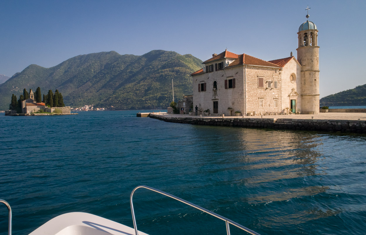 The Island churches in the Bay of Kotor