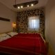 king bed in Montenegrin farm stay