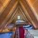 Family sleeping quarters in Montenegrin village cabin